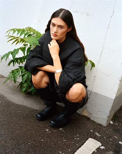 Rabens Saloner - Glod Arched Jakke - Black